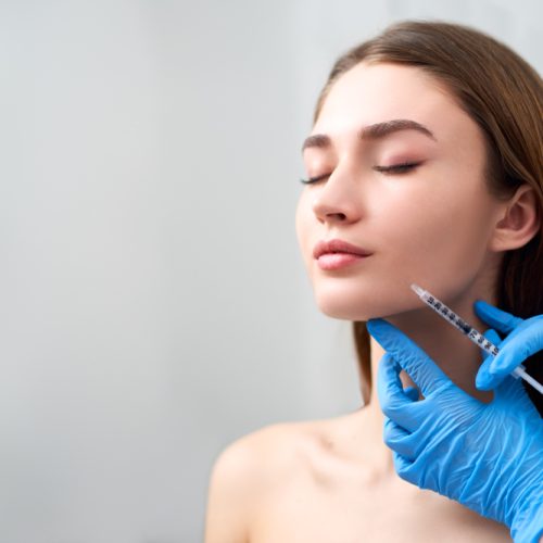 Smile,Lifting,And,Lip,Augmentation.,Beautician,Doctor,Hands,Doing,Beauty